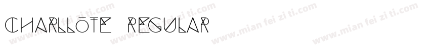 Charllote Regular字体转换